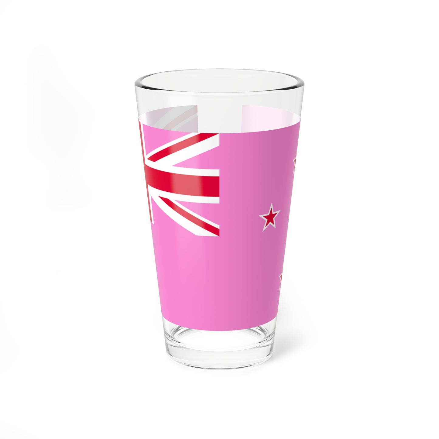Gay Pride flag of New Zealand (New Zealand) Pint Glass 16oz