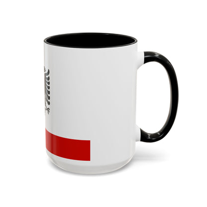 Naval Ensign of Albania 1958 to 1992 - Accent Coffee Mug