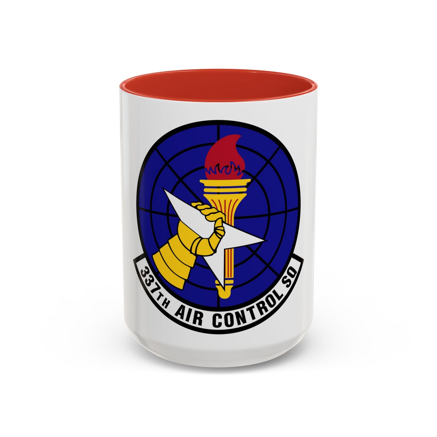 337 Air Control Squadron AETC (U.S. Air Force) Accent Coffee Mug