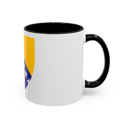 Coat of arms of Bosnia and Herzegovina - Accent Coffee Mug