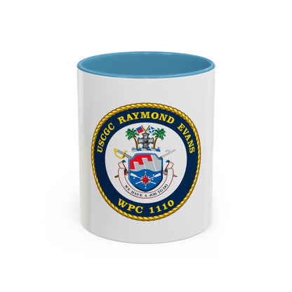 USCGC Raymond Evans WPC 1110 (U.S. Coast Guard) Accent Coffee Mug