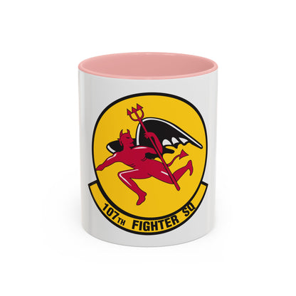 107th Fighter Squadron (U.S. Air Force) Accent Coffee Mug