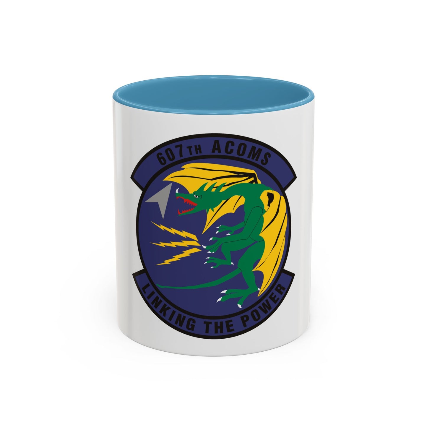 607th Air Communications Squadron (U.S. Air Force) Accent Coffee Mug