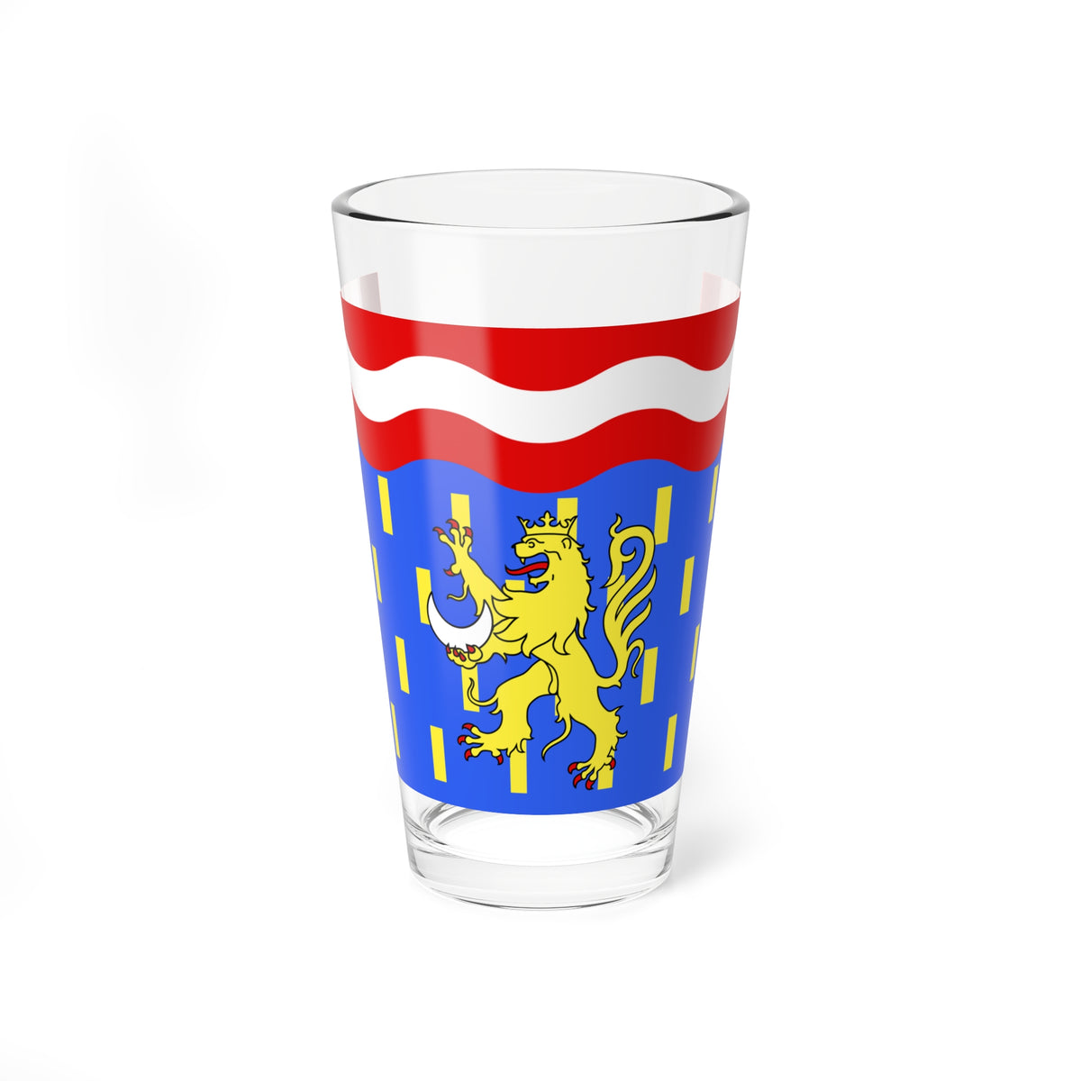 Drapeau fr departement Haute-Saone (France) Pint Glass 16oz