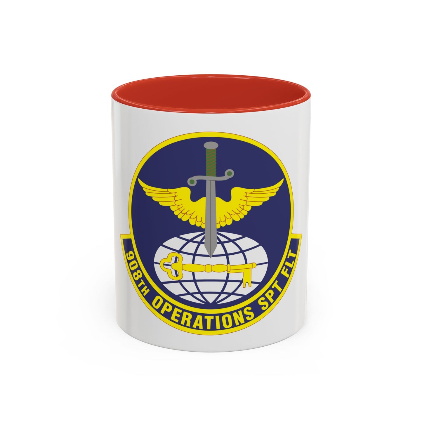 908th Operations Support Flight (U.S. Air Force) Accent Coffee Mug