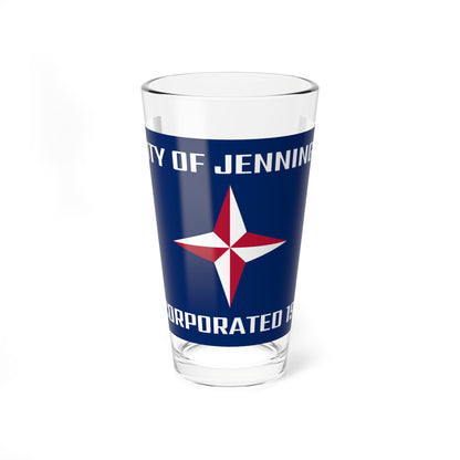 Flag of Jennings Missouri (United States) Pint Glass 16oz