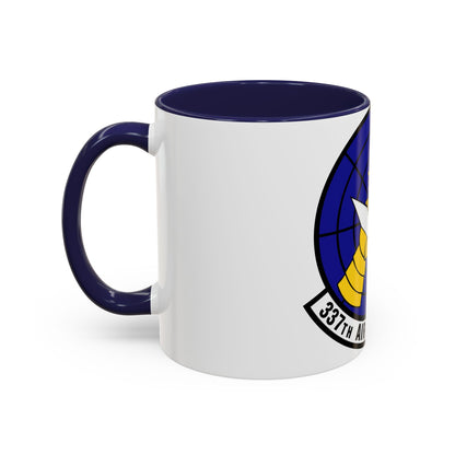 337 Air Control Squadron AETC (U.S. Air Force) Accent Coffee Mug