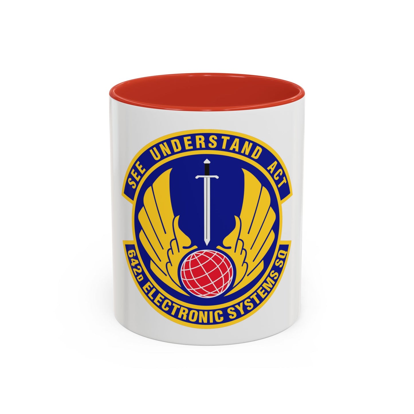642d Electronic Systems Squadron (U.S. Air Force) Accent Coffee Mug