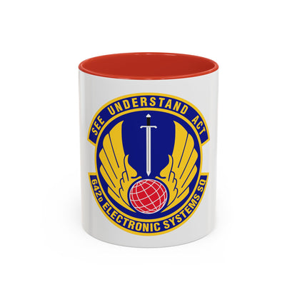 642d Electronic Systems Squadron (U.S. Air Force) Accent Coffee Mug