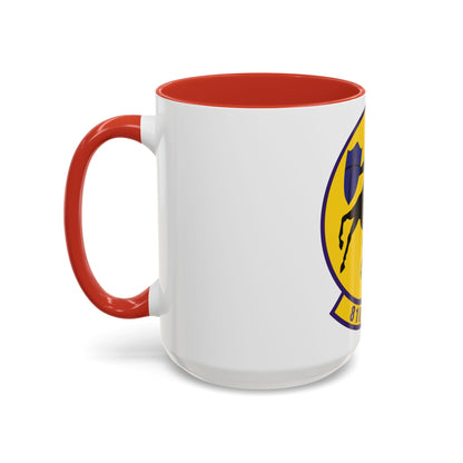 818th Global Mobility Squadron (U.S. Air Force) Accent Coffee Mug