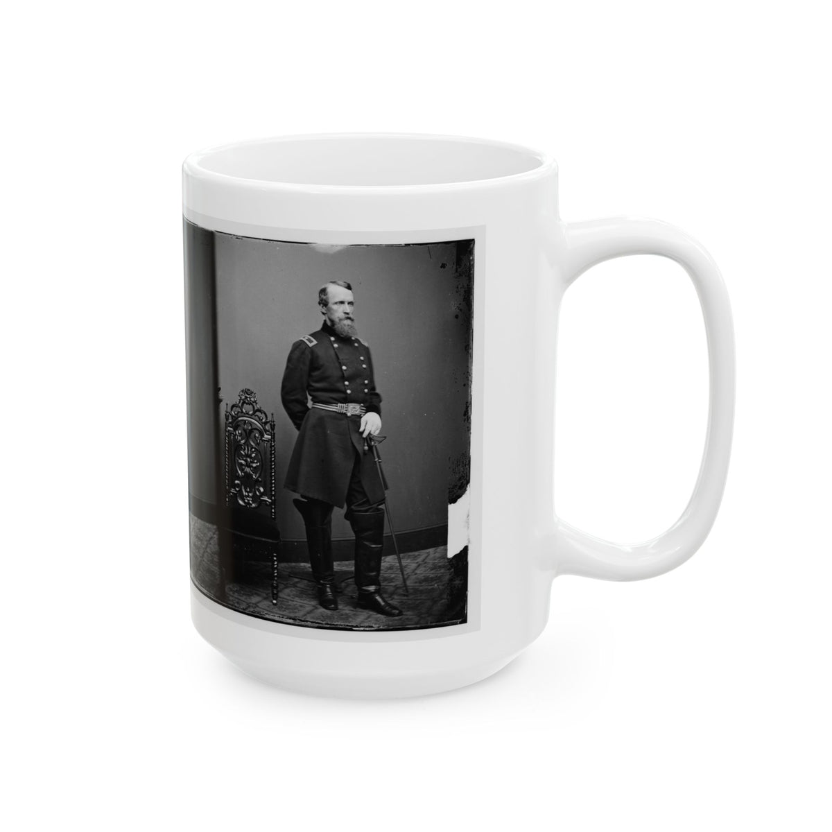 Brig. Gen. David B. Birney (U.S. Civil War) White Coffee Mug