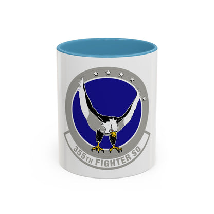 355 Fighter Squadron PACAF (U.S. Air Force) Accent Coffee Mug
