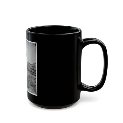 Atlanta, Georgia. Confederate Fortifications (Shown Is George N. Barnard, Photographer And His Dark Room) (U.S. Civil War) Black Coffee Mug