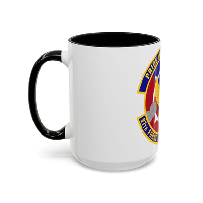 87 Force Support Squadron AMC (U.S. Air Force) Accent Coffee Mug