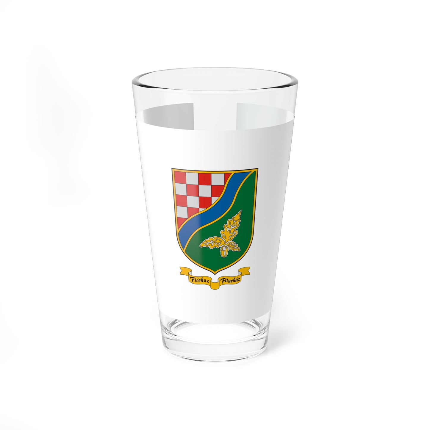 Flag of Fityehaz (Hungary) Pint Glass 16oz