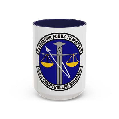 628th Comptroller Squadron (U.S. Air Force) Accent Coffee Mug