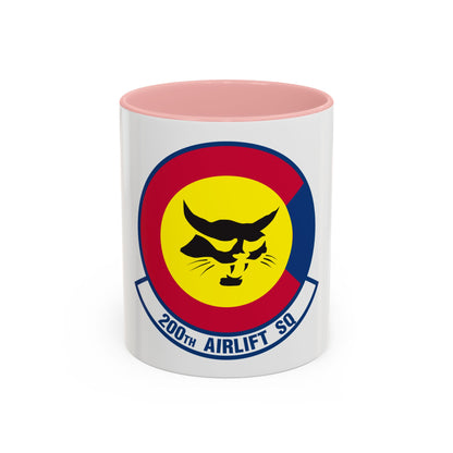 200 Airlift Squadron (U.S. Air Force) Accent Coffee Mug