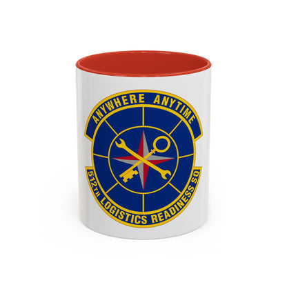 512 Logistics Readiness Squadron AFRC (U.S. Air Force) Accent Coffee Mug