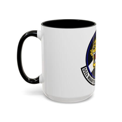 552nd Maintenance Operations Squadron (U.S. Air Force) Accent Coffee Mug