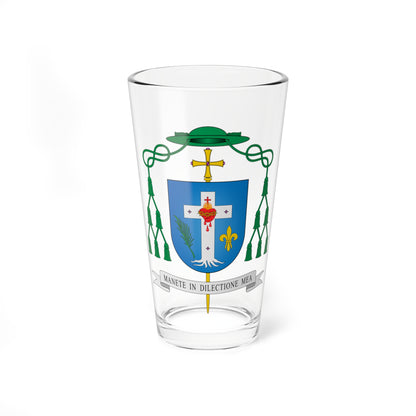 Escudo de Danival Milagres Coelho (Spain) (Coat of Arms) Pint Glass 16oz