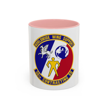 50th Contracting Squadron (U.S. Air Force) Accent Coffee Mug