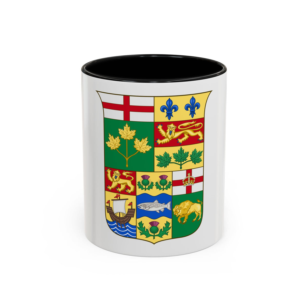 Arms of Canada 1870 - Accent Coffee Mug