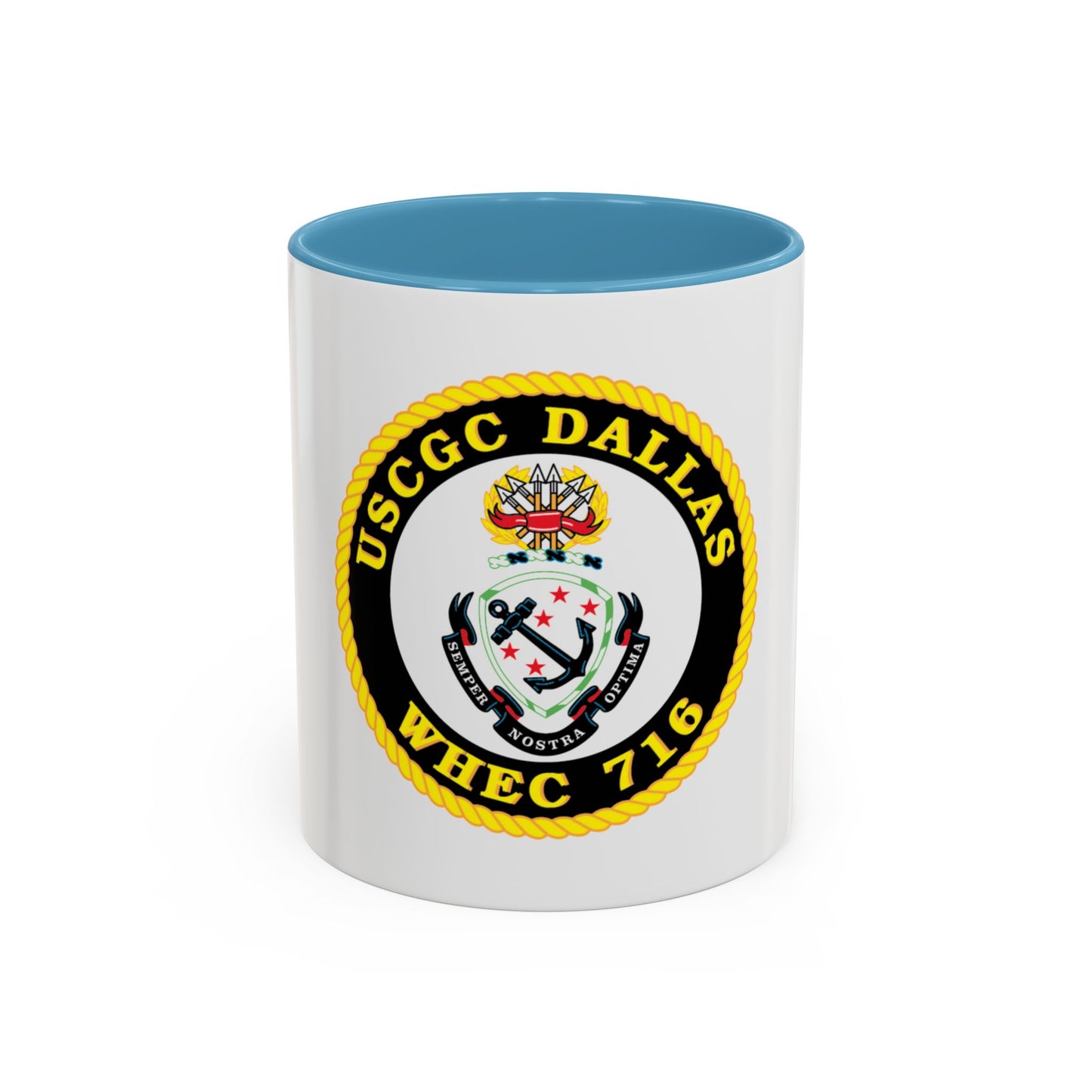 USCGC Dallas WHEC 716 (U.S. Coast Guard) Accent Coffee Mug