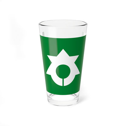 Flag of Koromogawa Iwate 1965-2006 (Japan) Pint Glass 16oz