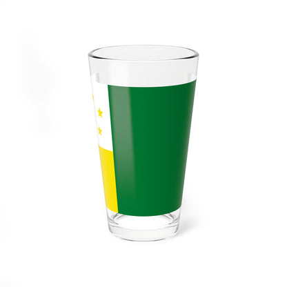 Flag of Fernández Alonso Bolivia (Bolivia) Pint Glass 16oz