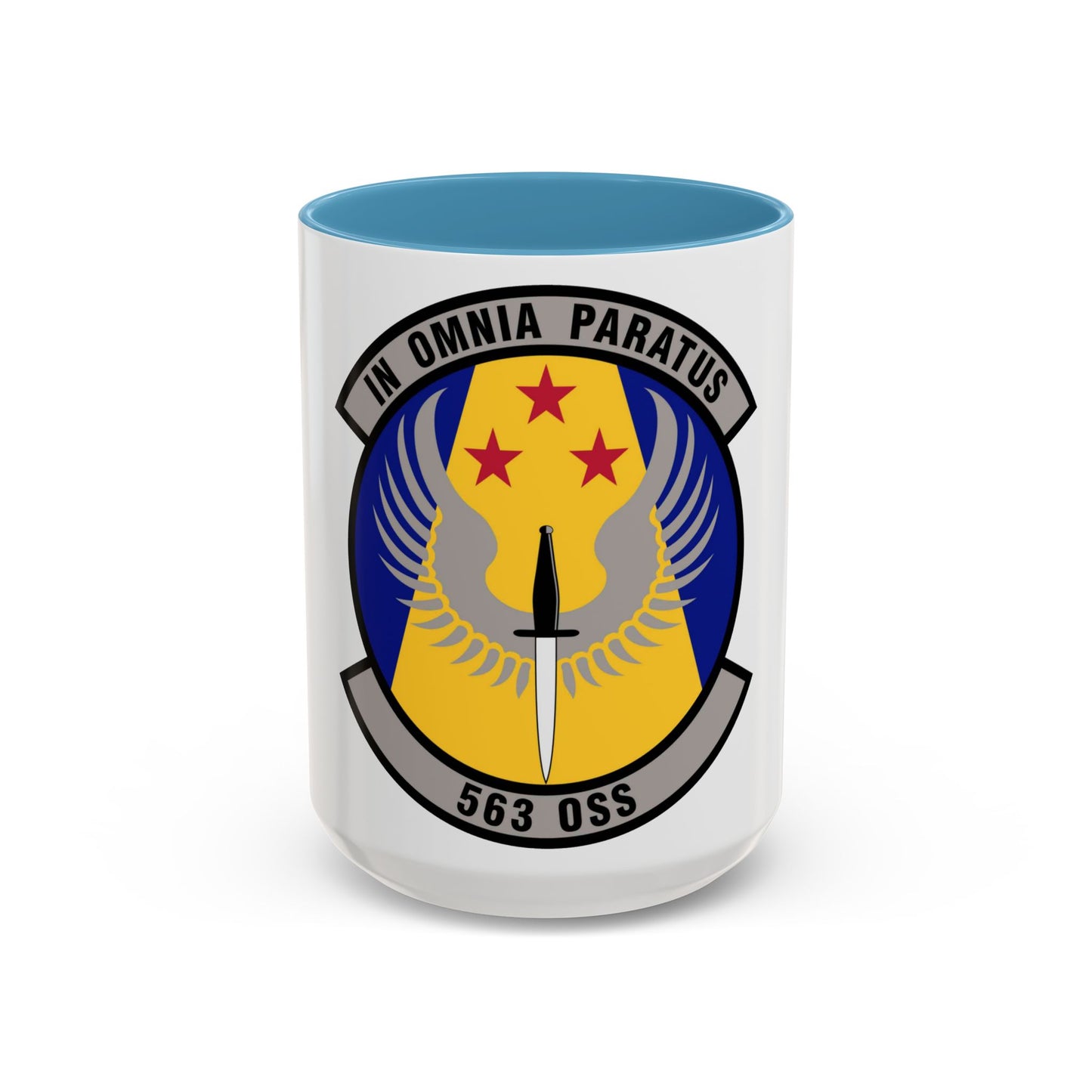 563d Operations Support Squadron (U.S. Air Force) Accent Coffee Mug