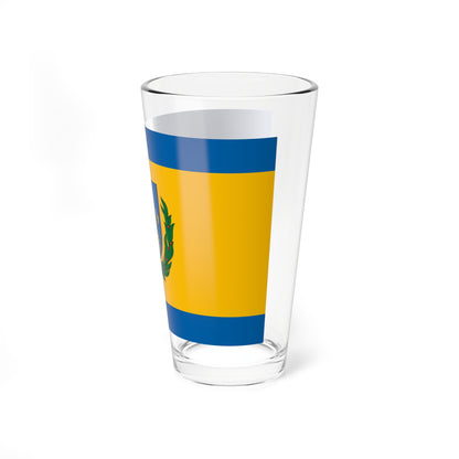 Flag of Segesd variant (Hungary) Pint Glass 16oz