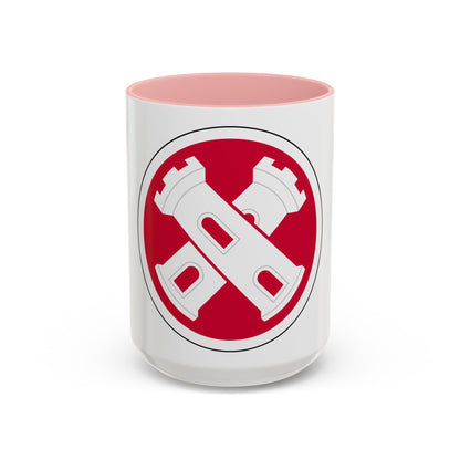 16th Engineer Brigade SSI (U.S. Army) Accent Coffee Mug
