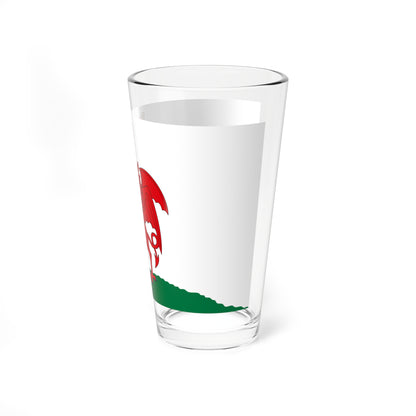 Flag of Cardiff (United Kingdom) Pint Glass 16oz