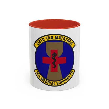36th Medical Support Squadron (U.S. Air Force) Accent Coffee Mug