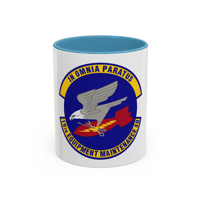 19th Equipment Maintenance Squadron (U.S. Air Force) Accent Coffee Mug