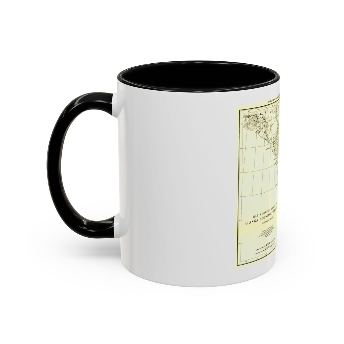 USA - Alaska (1903) (Map) Accent Coffee Mug