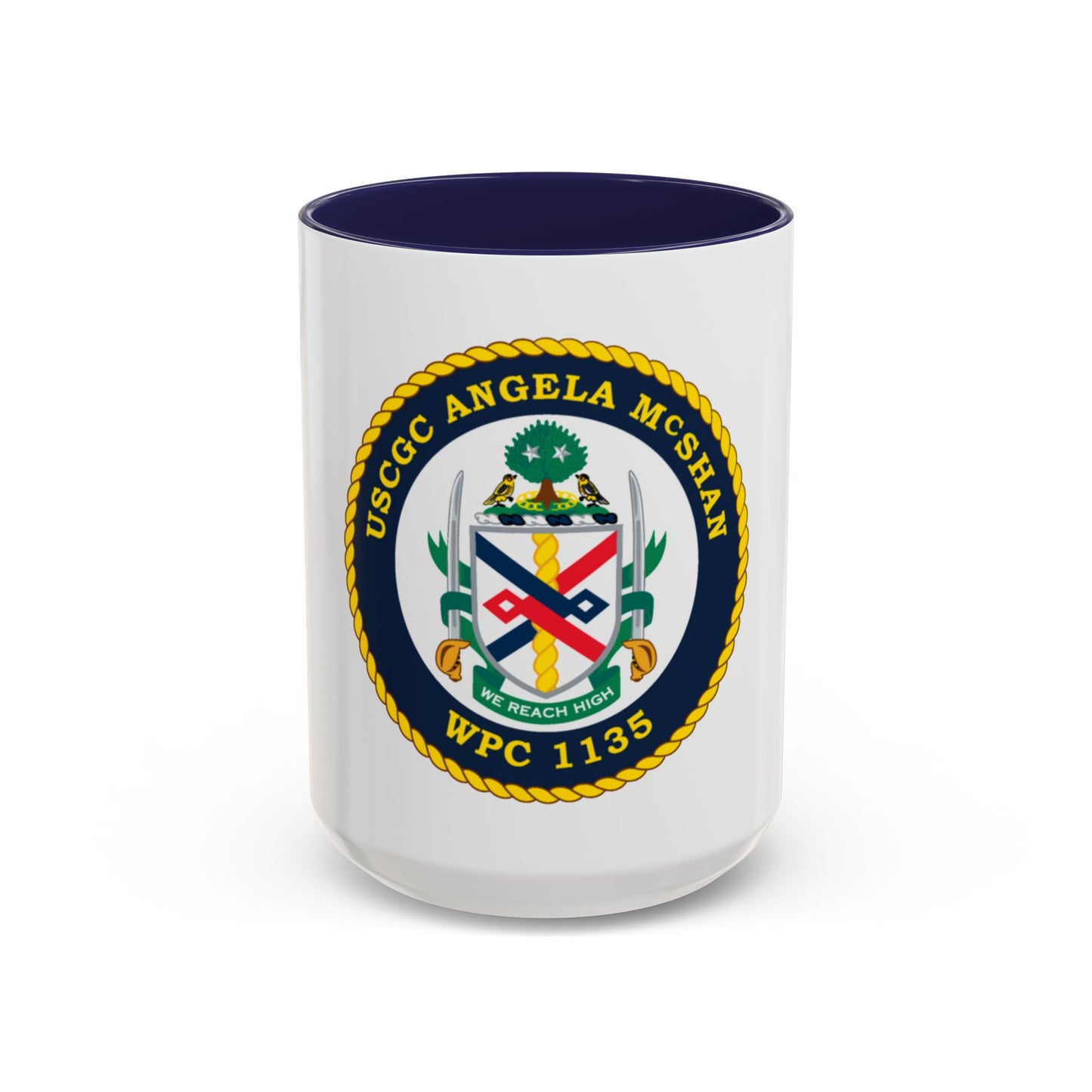 USCGC ANGELA McSHAN WPC 1135 (U.S. Coast Guard) Accent Coffee Mug