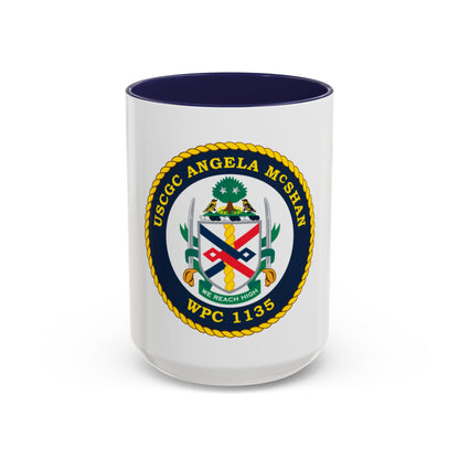 USCGC ANGELA McSHAN WPC 1135 (U.S. Coast Guard) Accent Coffee Mug