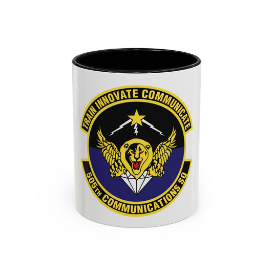 505th Communications Squadron (U.S. Air Force) Accent Coffee Mug