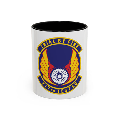 717th Test Squadron (U.S. Air Force) Accent Coffee Mug