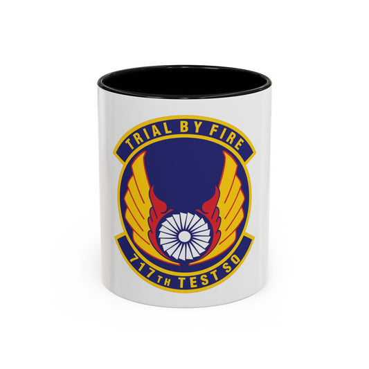 717th Test Squadron (U.S. Air Force) Accent Coffee Mug