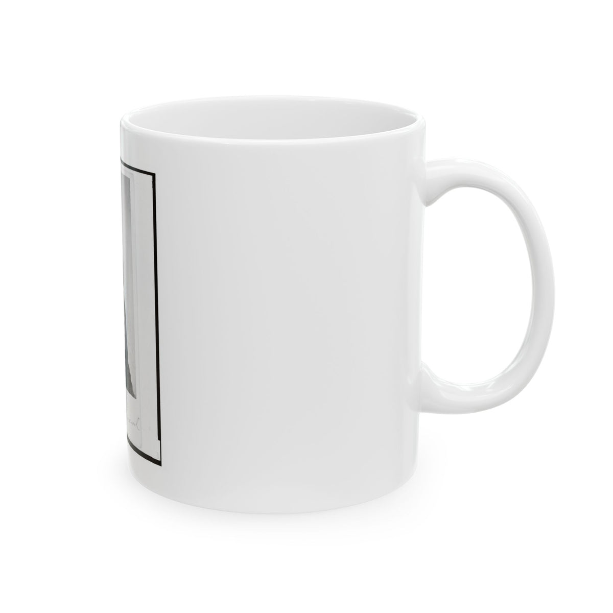 Assistant Adjunct General Temple Clark, Union Officer, Half-Length Portrait, Facing Right (U.S. Civil War) White Coffee Mug