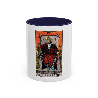 The Emperor (Tarot Card) Accent Coffee Mug