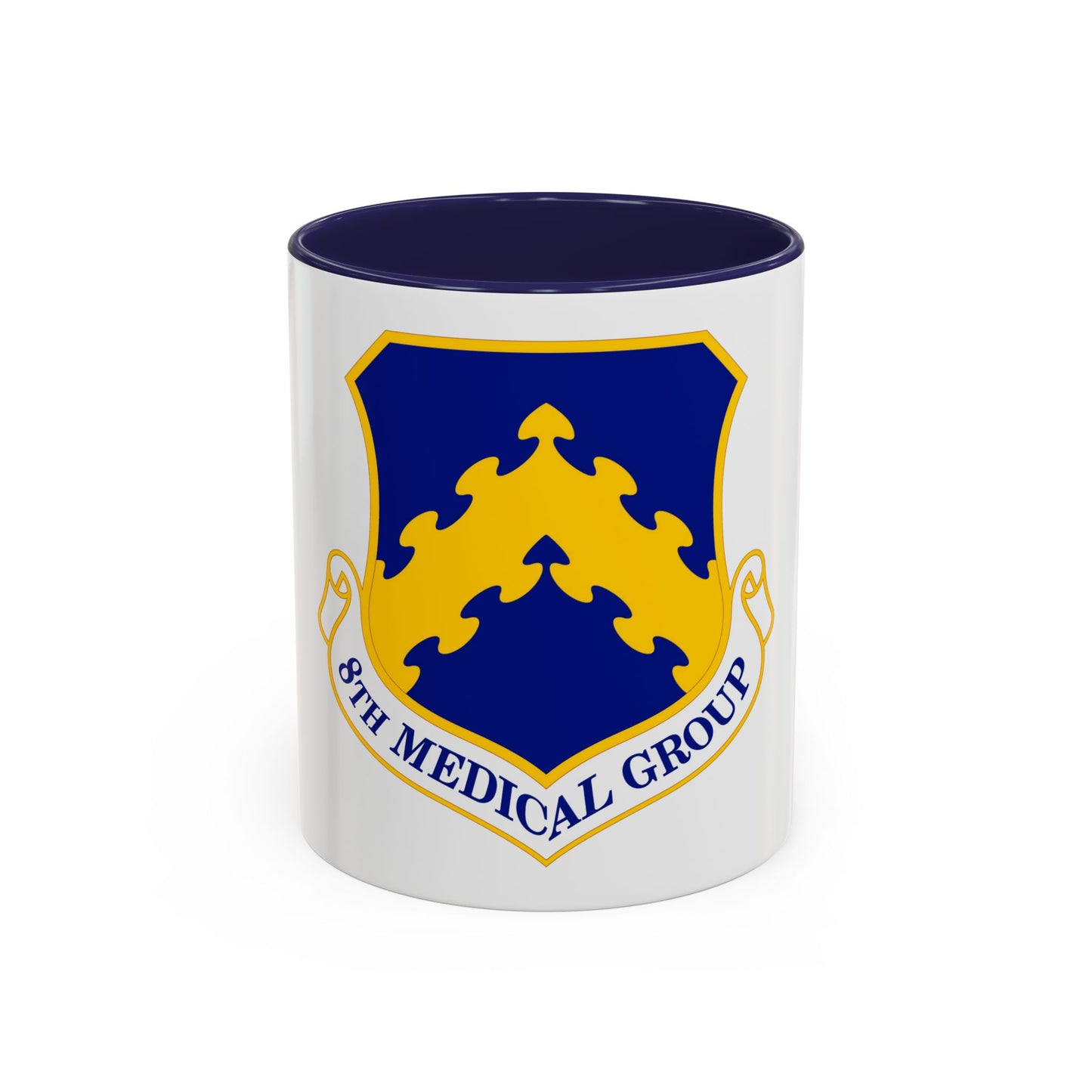 8 Medical Group PACAF (U.S. Air Force) Accent Coffee Mug