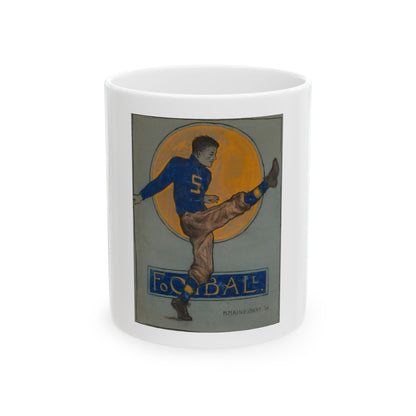 Football, 1910 - White Coffee Mug