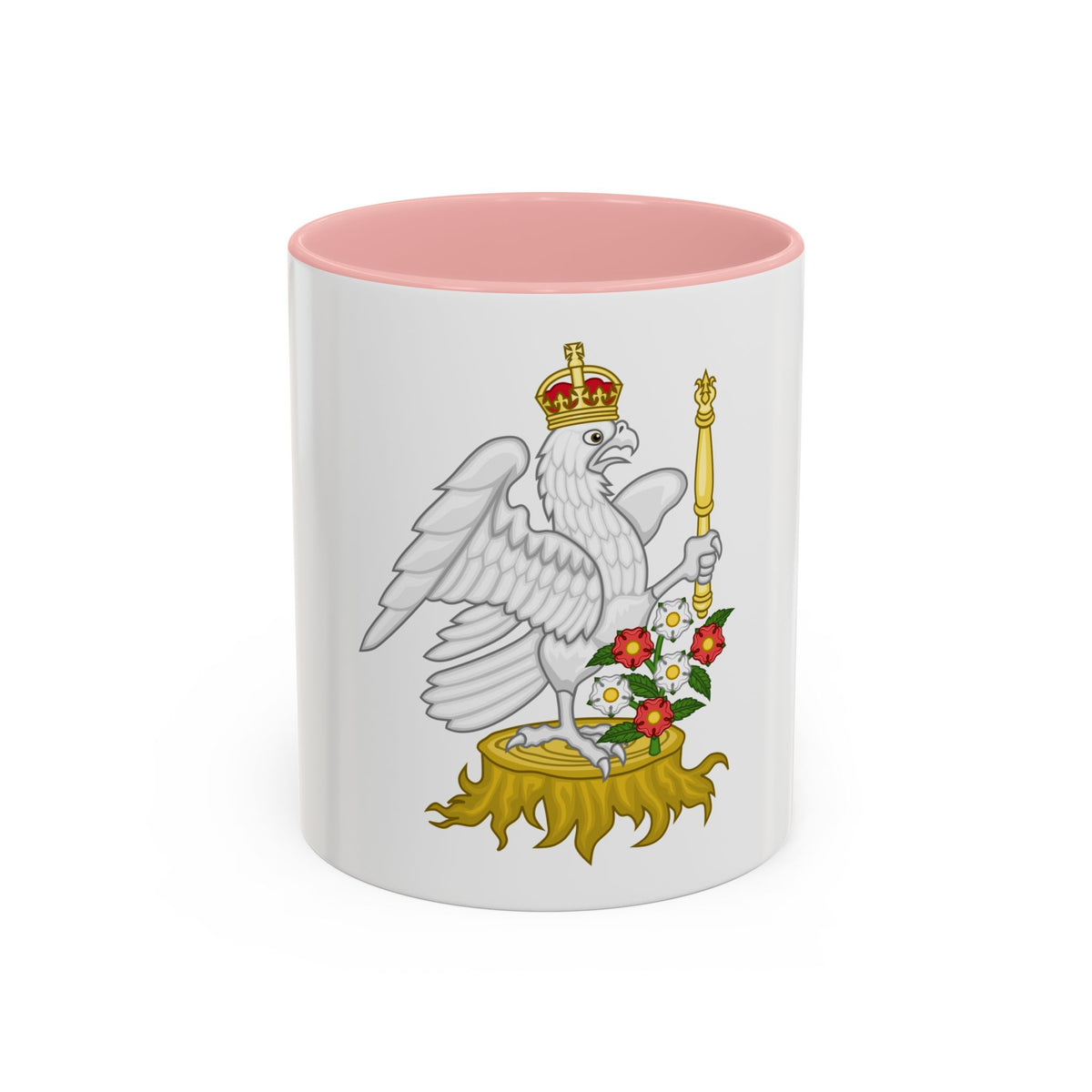 Silver Falcon Badge - Accent Coffee Mug