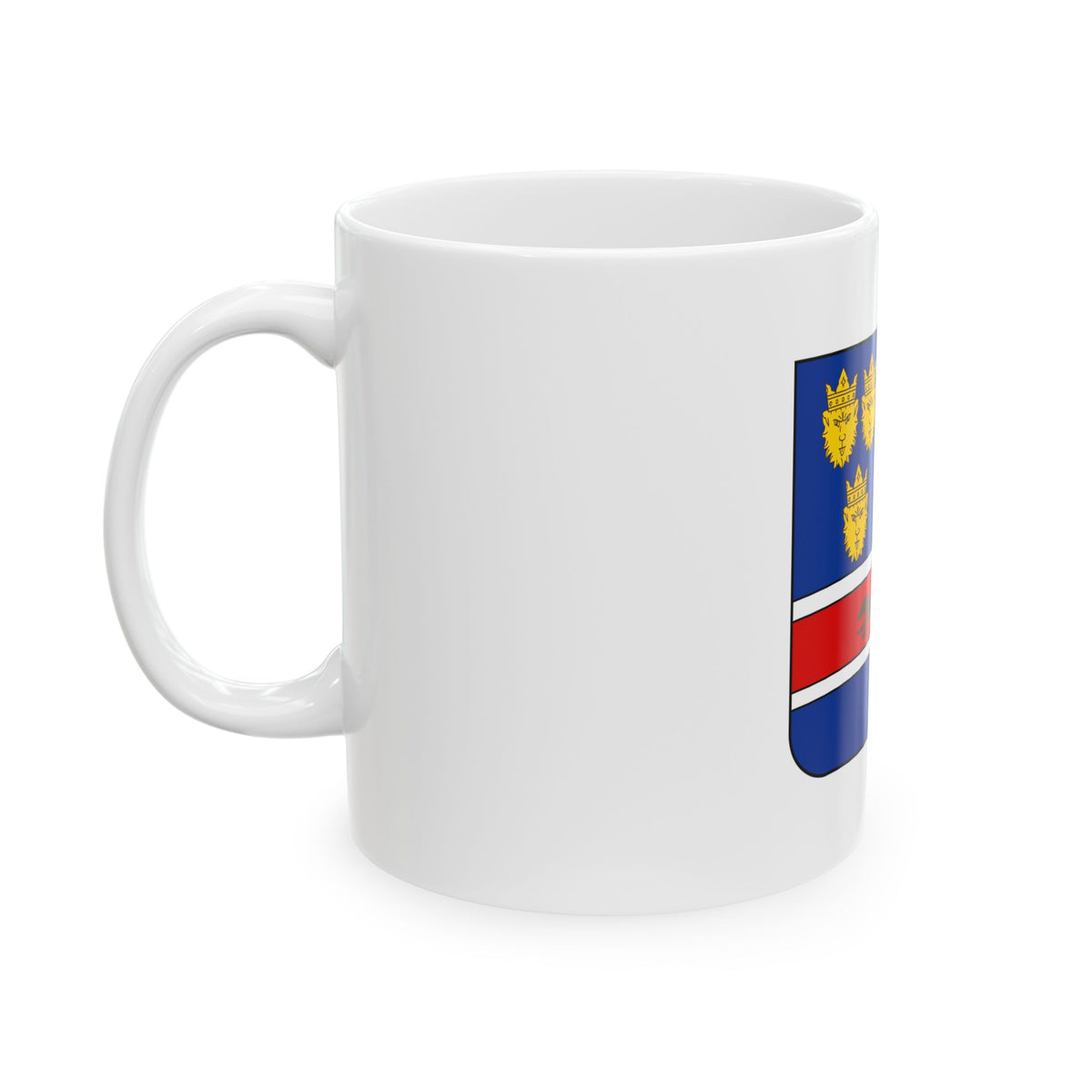Coat of arms of Croatia (State of Slovenes, Croats and Serbs) - White Coffee Mug