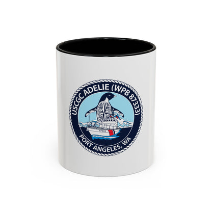 USCGC Adelie (U.S. Coast Guard) Accent Coffee Mug