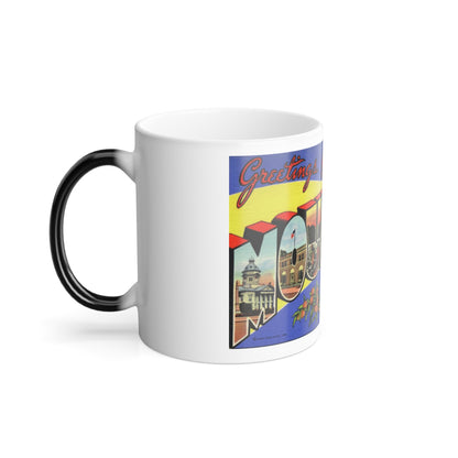 Greetings from Moultrie Georgia (Greeting Postcards) Color Changing Mug 11oz