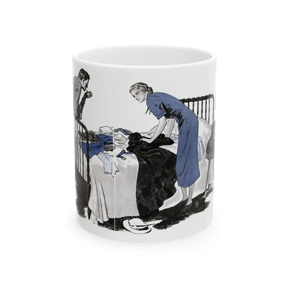 Divine Fire (2), The American Magazine, December 1936 - White Coffee Mug-11oz-Go Mug Yourself